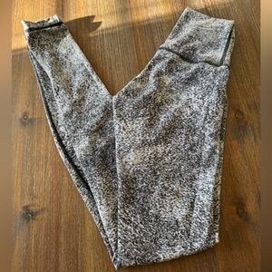 lululemon athletica Gray Marled High-Rise Leggings